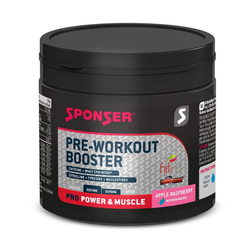 Sponser Pre-Workout Booster (256G Dose) Apfel-Himbeere