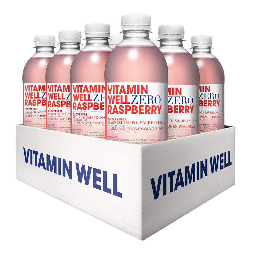 Vitamin Well Zero (12x500ML) Himbeere-Zitrone