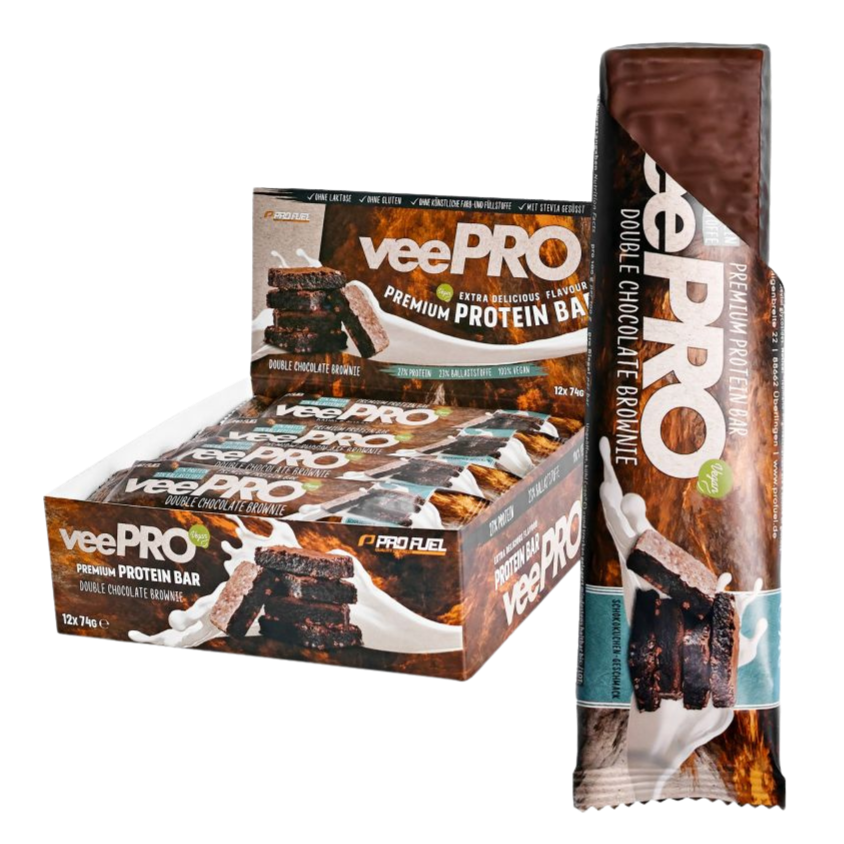 ProFuel Veepro Protein Riegel (12 x 74G) Double Brownie