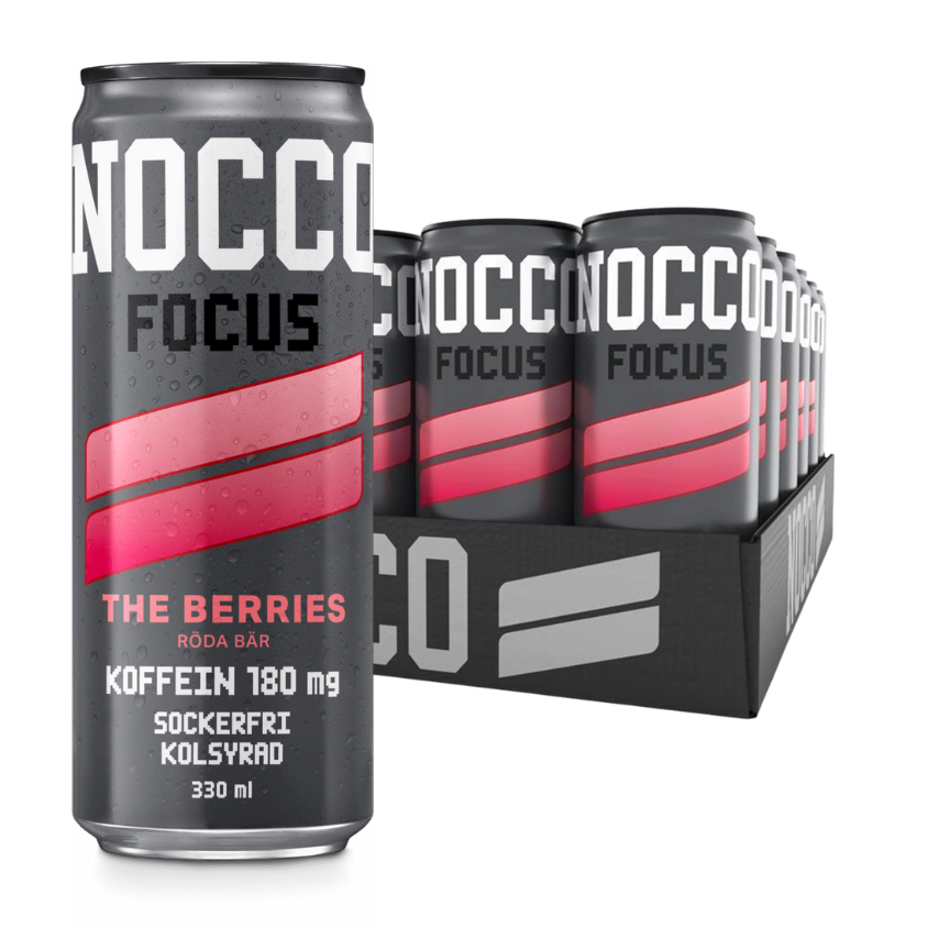 NOCCO Focus the Berries (24x330ML)