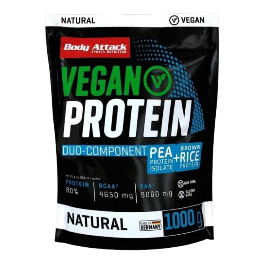 Body Attack Vegan Protein (1000G Beutel)