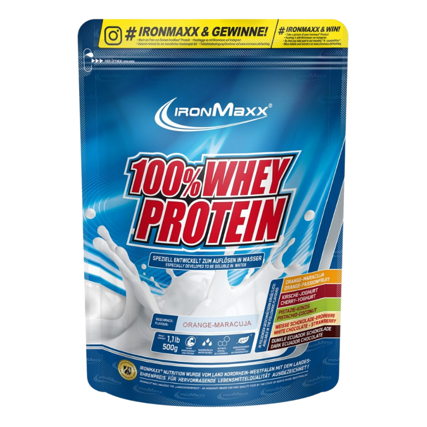 IronMaxx 100% Whey Protein (500G Beutel)