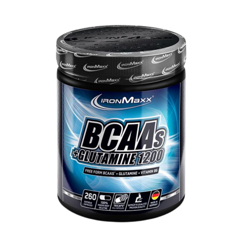 IronMaxx BCAAs + Glutamin 1200 Tricaps (260 Tricaps)