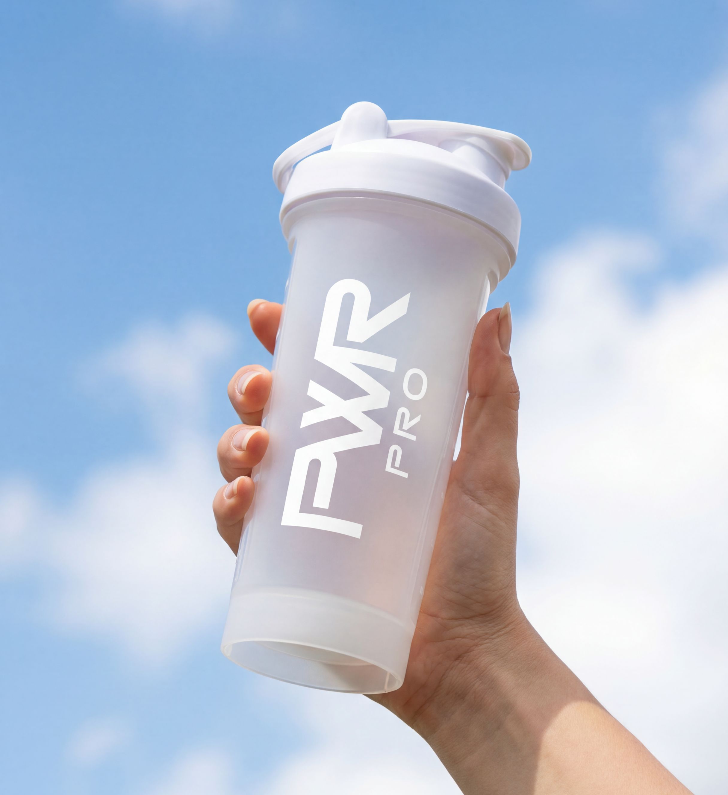 PWR Pro Shaker (600ML) White