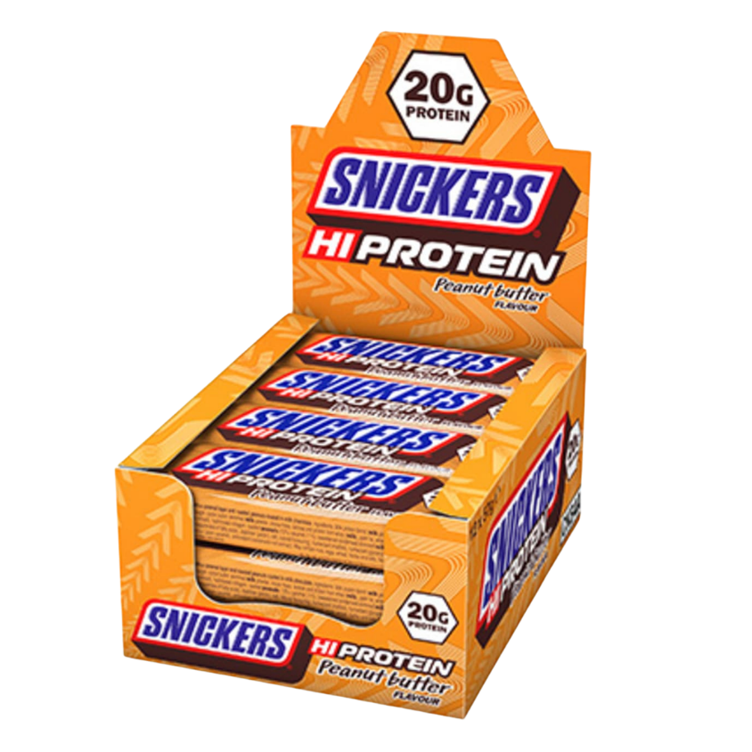 Snickers HiProtein Low Sugar Bar (12x57G) Peanut Butter