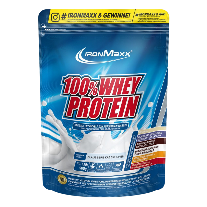 IronMaxx 100% Whey Protein (500G Beutel)