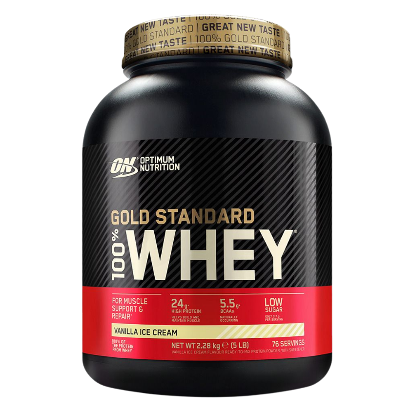 Optimum Nutrition 100% Whey Gold Standard (2300G Dose) Vanilla Ice Cream