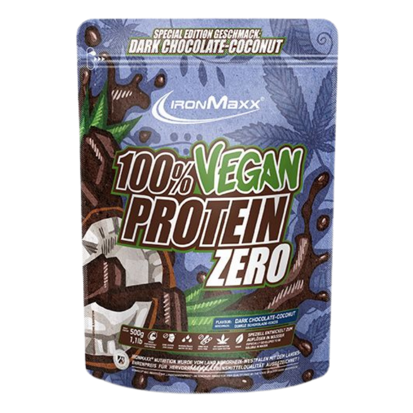 IronMaxx 100% Vegan Protein Zero (500G Beutel)