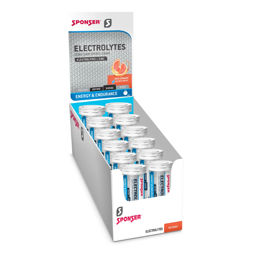 Sponser Electrolytes (12 x 10 tablets) Red Orange