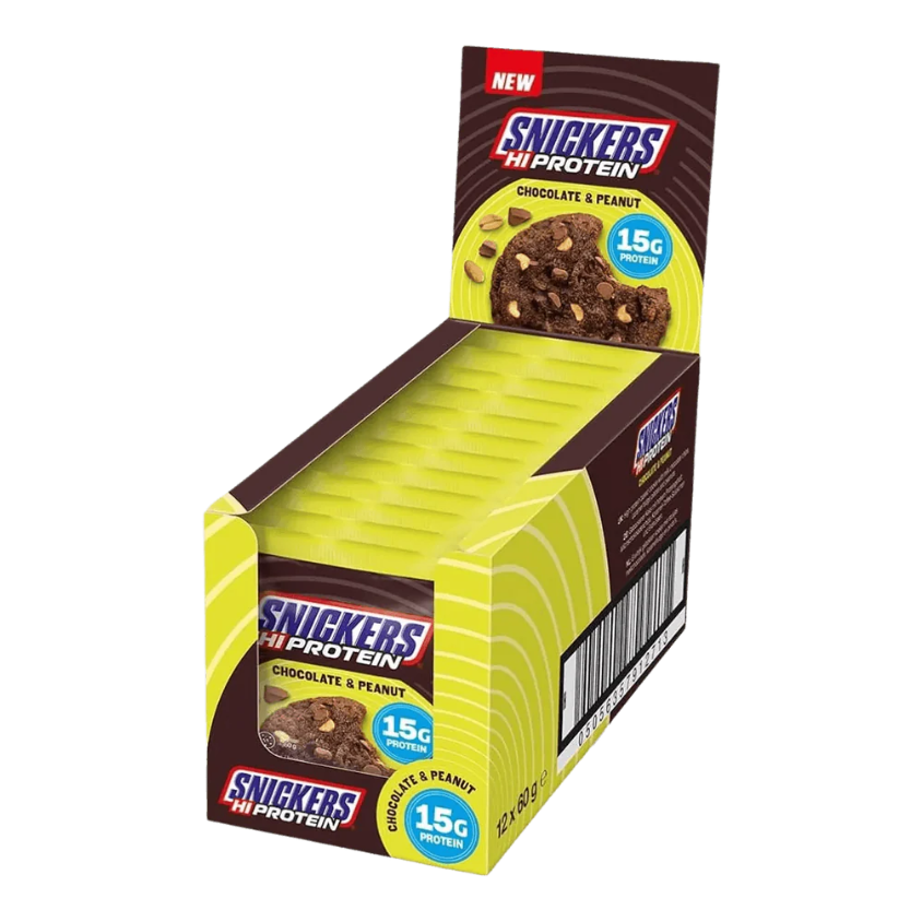 Snickers HiProtein Cookie (12x60G) Chocolate & Peanut