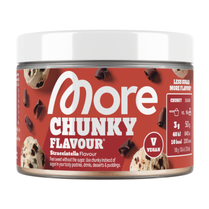 More Nutrition Chunky Flavour (150G Dose) More Nutrition Chunky Flavour (150G Dose) Straciatella