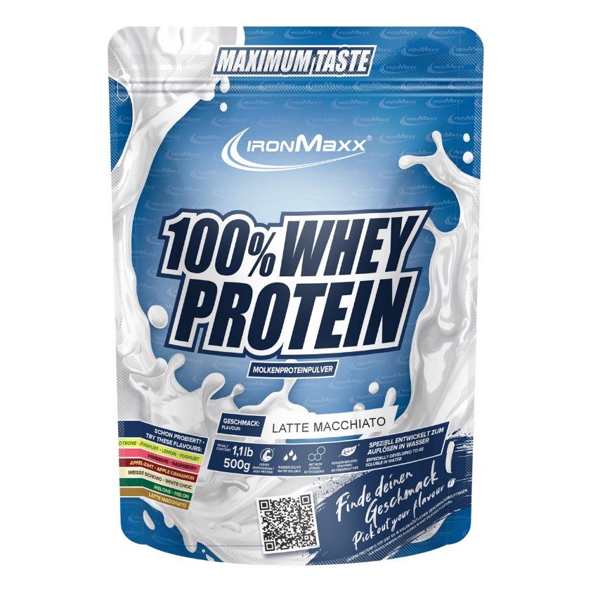 IronMaxx 100% Whey Protein (500G Beutel)