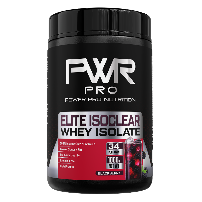 PWR Pro Elite Isoclear Whey Isolate (908G Dose) Blackberry