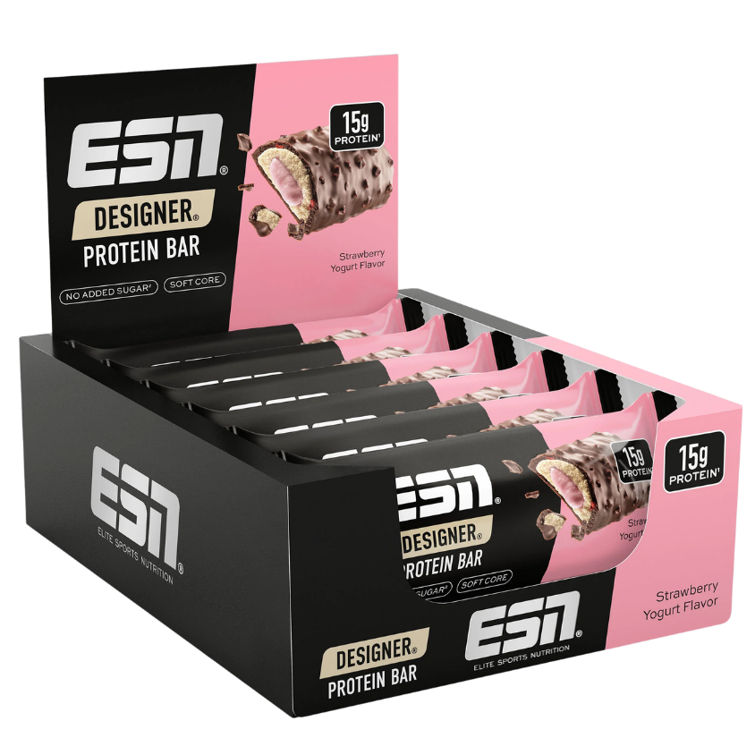 ESN Designer Bar (12x45G) Strawberry Yoghurt