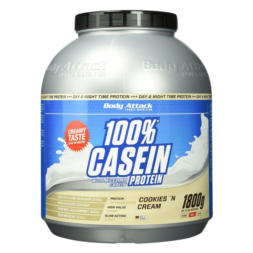 Body Attack 100% Casein Protein (1800G Dose)