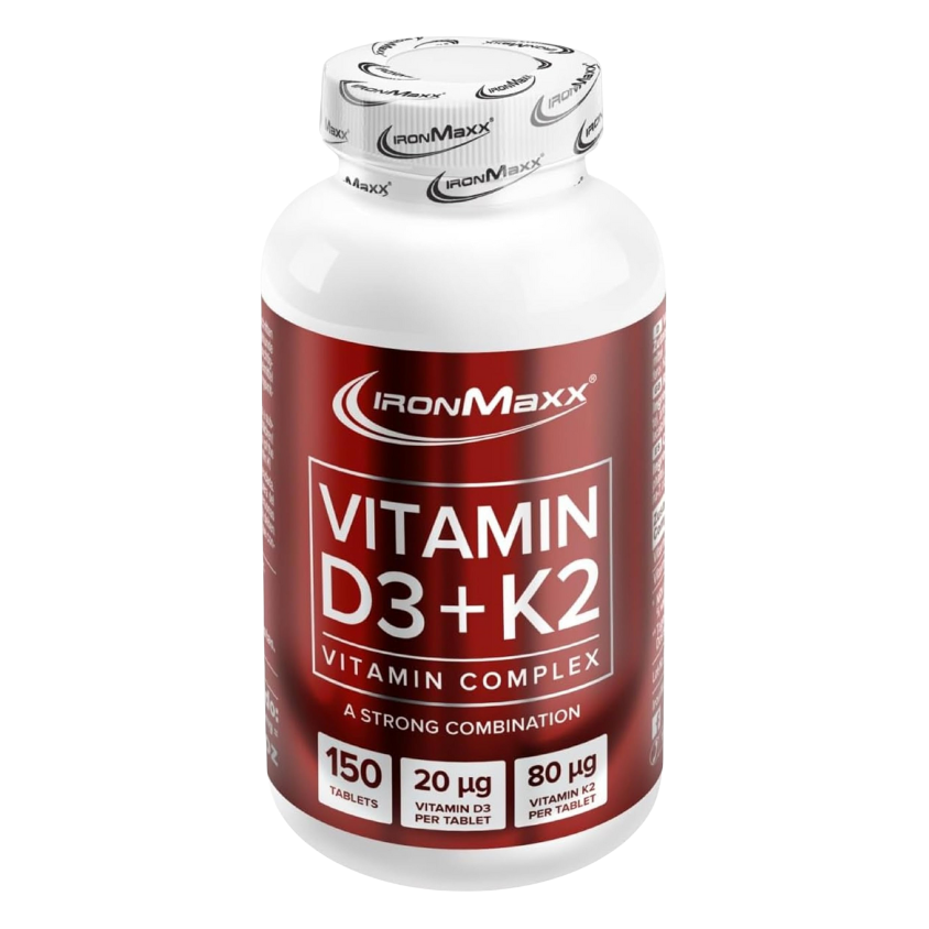 IronMaxx Vitamin D3+K2 (150 Caps)
