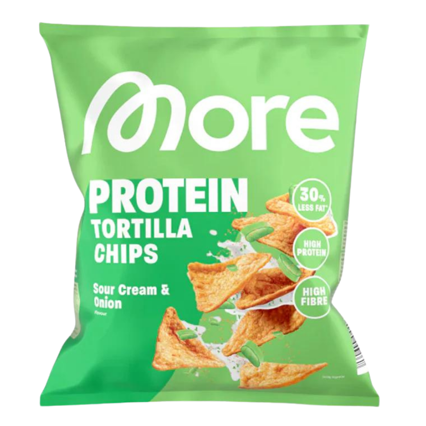 More Nutrition Protein Tortilla Chips (50G) Sour and Cream