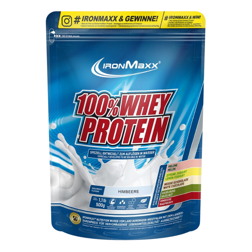 IronMaxx 100% Whey Protein (500G Beutel)