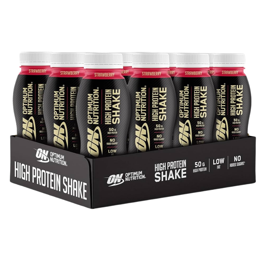 Optimum Nutrition High Protein Shake (12x500ML) Strawberry