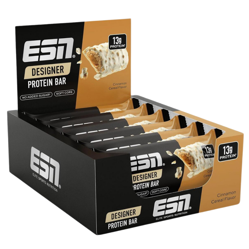 ESN Designer Bar (12 X 45G) ESN Designer Bar (12x45G) Cinnamon Cereal