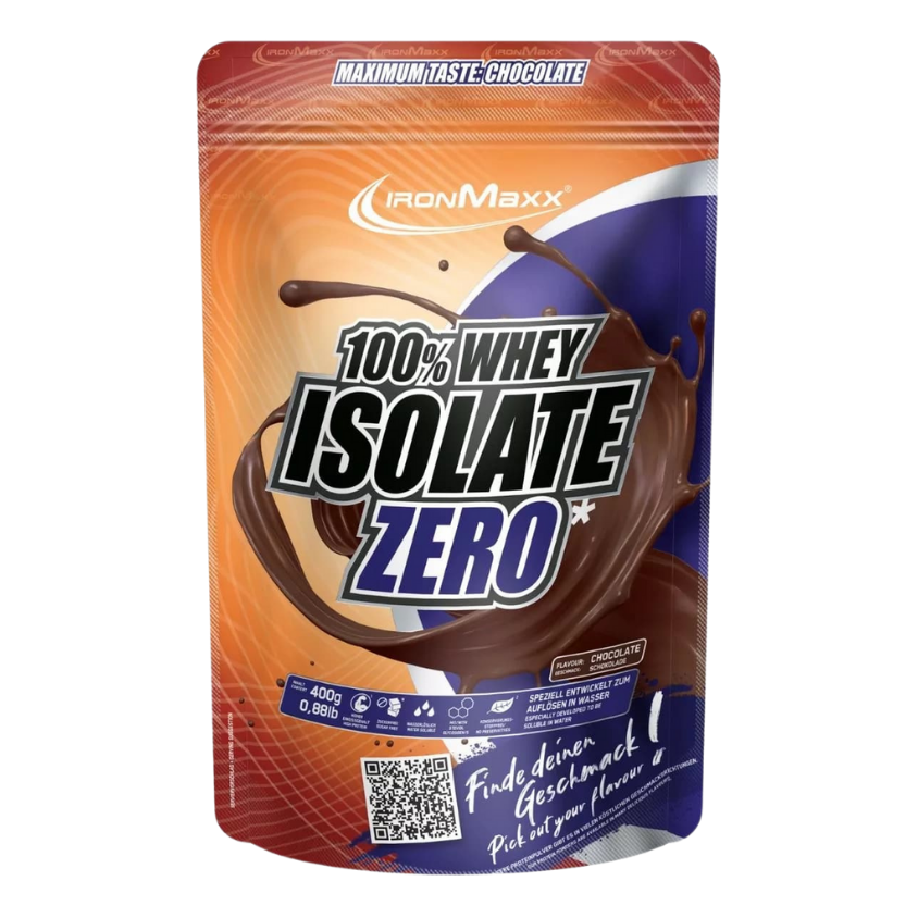IronMaxx 100% Whey Isolate Zero (400G Beutel)
