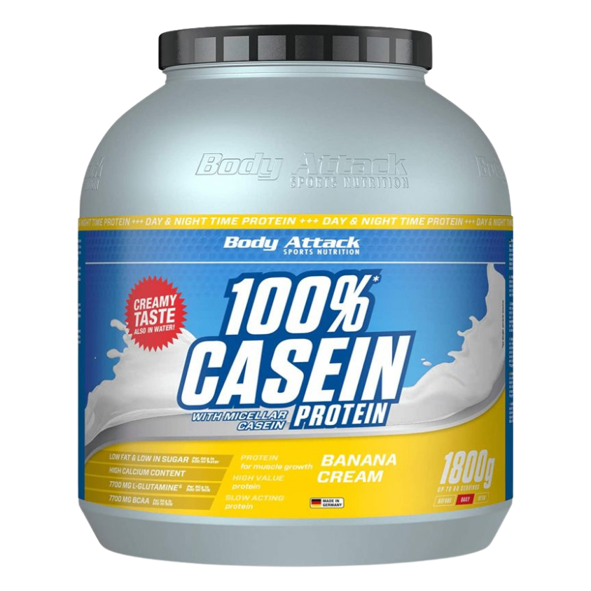 Body Attack 100% Casein Protein (1800G Dose)
