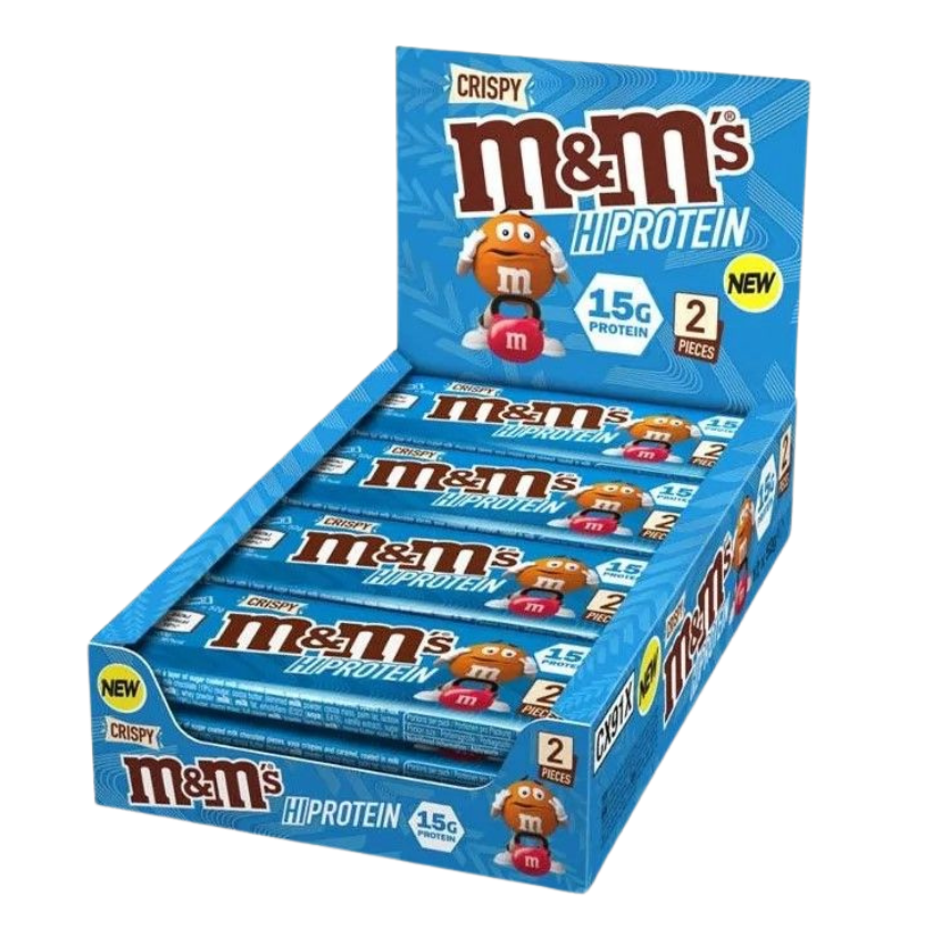 M&Ms Crispy High Protein Bar (12x52G) Milk Chocolate