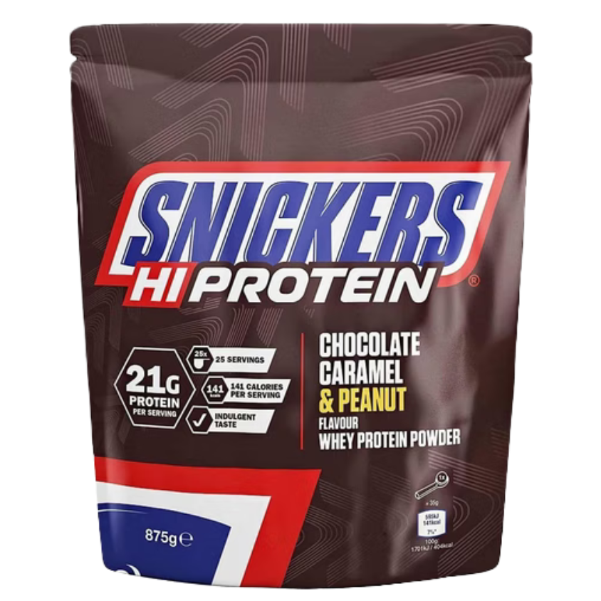 Scnikers Variation Snickers HiProtein Powder (875G) Chocolate Caramel & Peanut | Chocolate ...