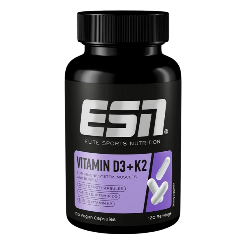 ESN Vitamin D3+K2 (120 Kapsel) ESN Vitamin D3+K2 (120 Kapsel)