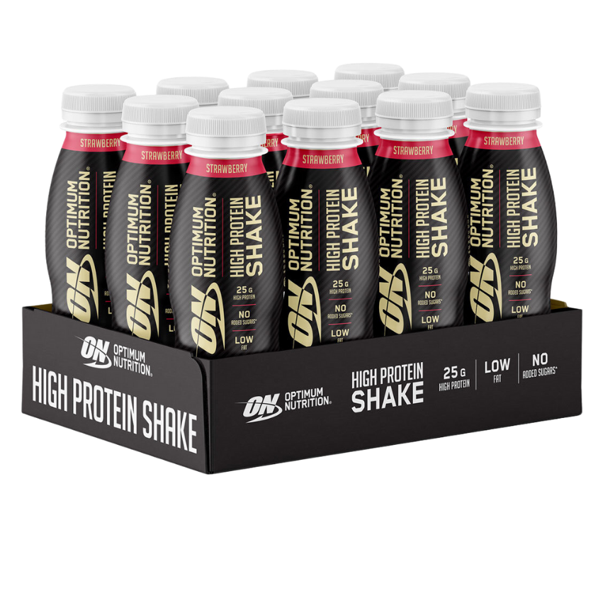 Optimum Nutrition High Protein Shake (12x330ML) Strawberry