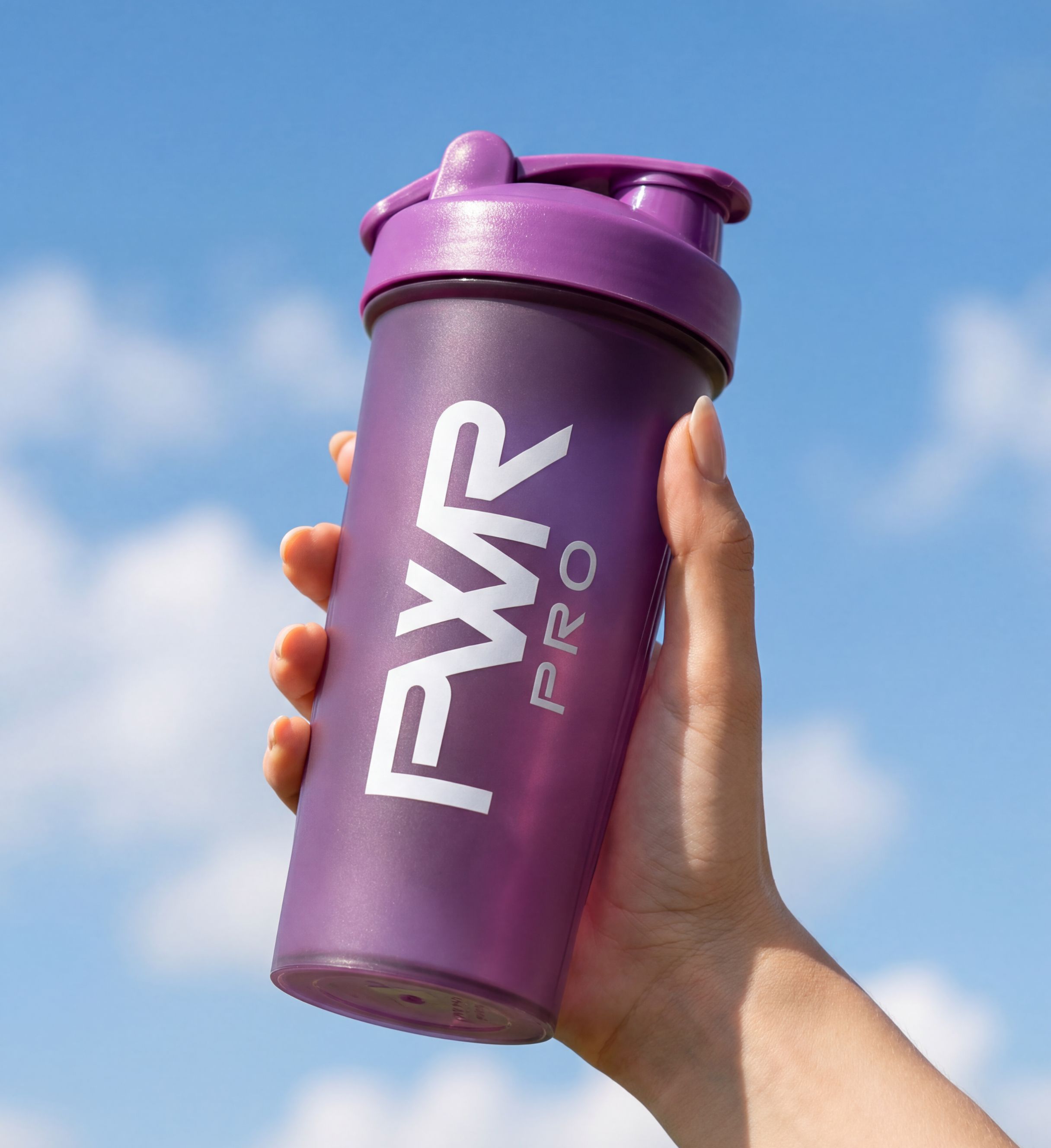 PWR Pro Shaker (600ml) Purple