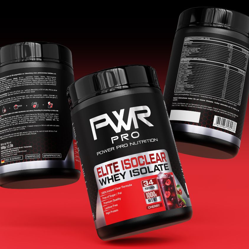 PWR Pro Elite Isoclear Whey Isolate (908G Dose) Cherry