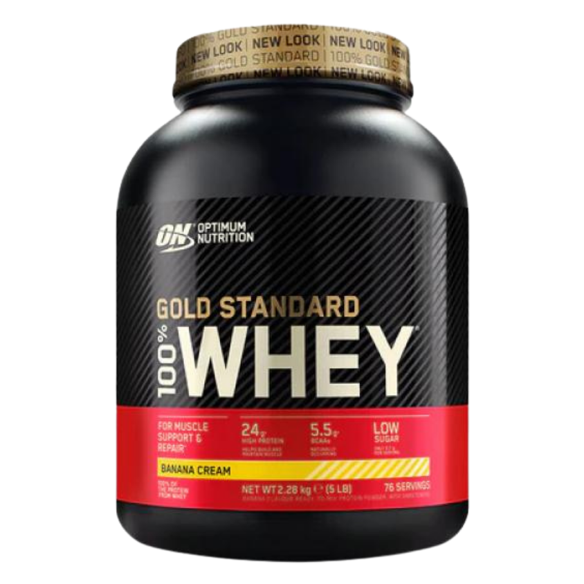 Optimum Nutrition 100% Whey Gold Standard (2300g tin) Banana Cream