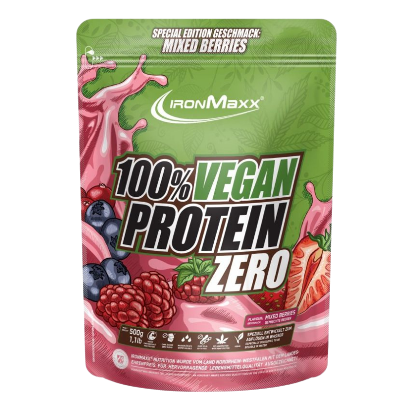 IronMaxx 100% Vegan Protein Zero (500G Beutel)