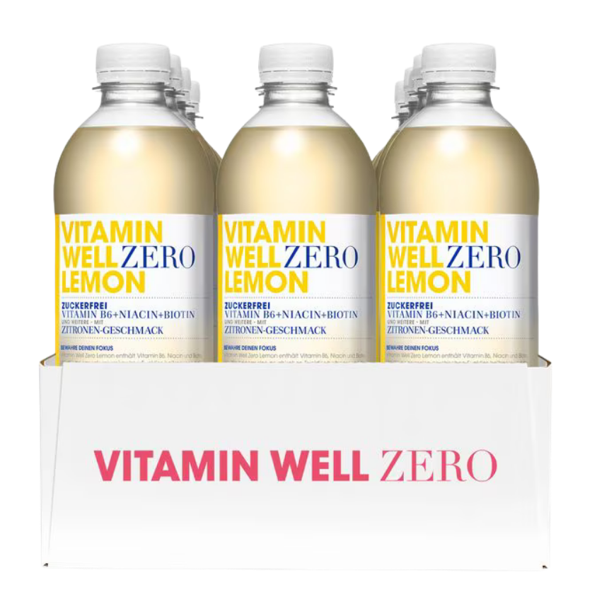 Vitamin Well Zero (12x500ML) Zitrone