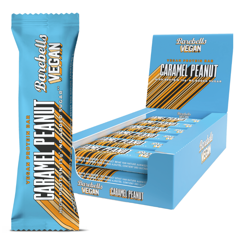 Barebells Vegan Protein Bar (12x55G) Caramel Peanut